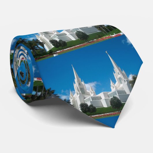 San Diego Tempel Krawatte (Gerollt)