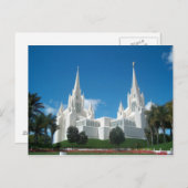 San Diego Temple Postkarte (Vorne/Hinten)