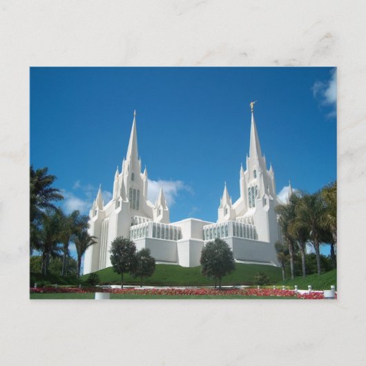 San Diego Temple Postkarte (Vorderseite)