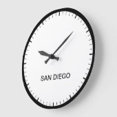 San Diego Time Zone Newsroom Style Uhr (Winkel)