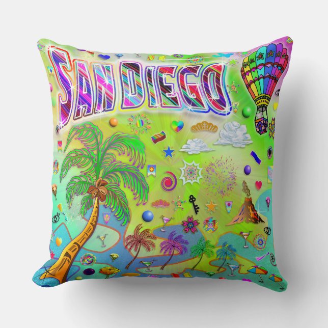 San Diego Timeless Melody Pillow Kissen (Vorderseite)