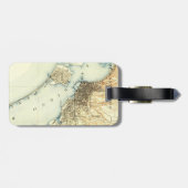 San Diego Vintage Karte Gepäckanhänger (Rückseite horizontal)