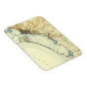 San Diego Vintage Karte Magnet (Rechte Seite)