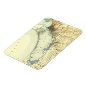 San Diego Vintage Karte Magnet (Linke Seite)