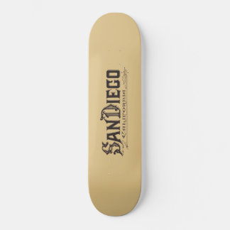 San Diego Vintage Typeface Skateboard