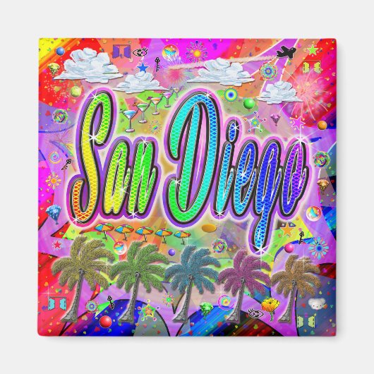 San Diego Vista Express Magnet (Vorne)