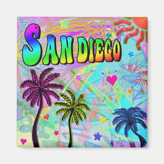 San Diego Vivid Romance Magnet (Vorne)