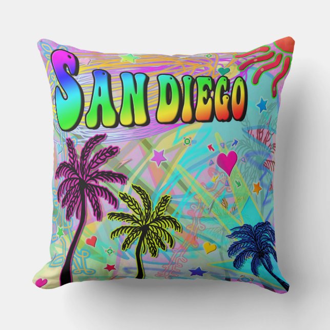 San Diego Vivid Romance Pillow Kissen (Vorderseite)