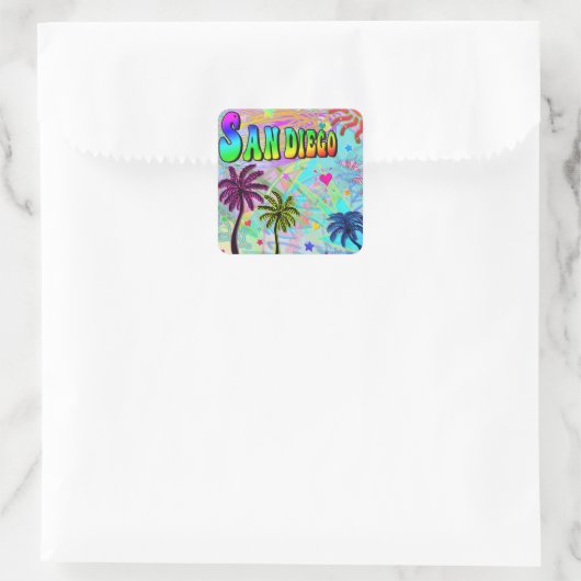San Diego Vivid Romance Sticker (Tasche)