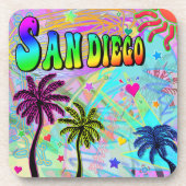 San Diego Vivid Romance Untersetzer (Vorderseite)