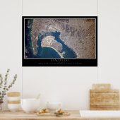 San Diego vom Poster der Raumstation aus gesehen (Küche)