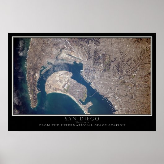 San Diego vom Poster der Raumstation aus gesehen (Vorne)
