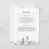 San Diego Wedding | Gästedaten Einladung (Vorderseite)