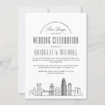 San Diego Wedding | Moderner Deko City Skyline
