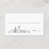 San Diego Wedding | Platzkarten vorne und hinten (Vorderseite)