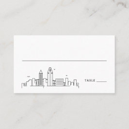 San Diego Wedding | Platzkarten vorne und hinten