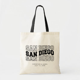 San Diego Wedding Welcome Tote Bag Tragetasche