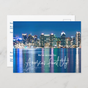 San Diego Wir haben Bewegung Ankündigung Postkarte