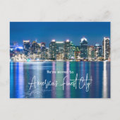 San Diego Wir haben Bewegung Ankündigung Postkarte (Vorderseite)