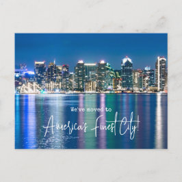 San Diego Wir haben Bewegung Ankündigung Postkarte