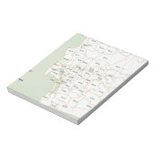 San Diego Zip Code Karte Notizblock (Rotiert)