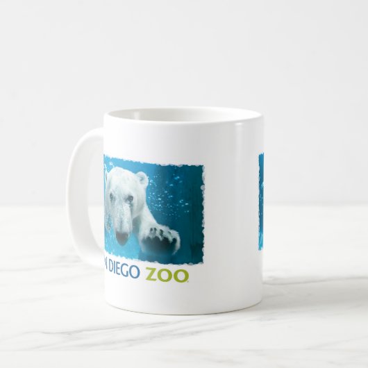 San Diego Zoo-Eisbär Kaffeetasse (Vorderseite Links)
