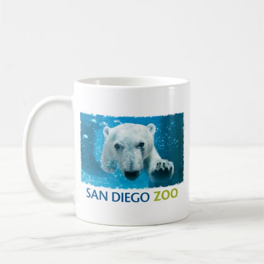 San Diego Zoo-Eisbär Kaffeetasse (Links)