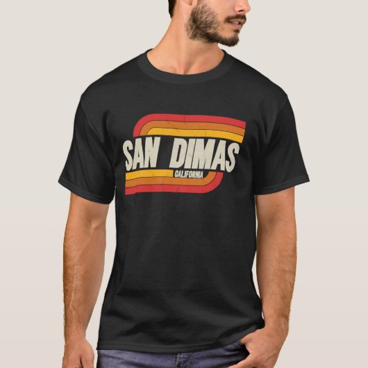 San Dimas CA Vintage Andenken T-Shirt (Vorderseite)