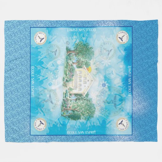 San Esprit Tuch Fleecedecke (Vorderseite (Horizontal))