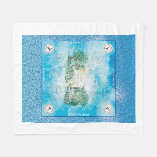 San Esprit Tuch Fleecedecke (Vorderseite (Horizontal))