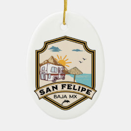 San Felipe Baja California Sur Mexiko Keramik Ornament