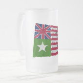 San- Felipeflagge Mattglas Bierglas (Vorderseite Links)