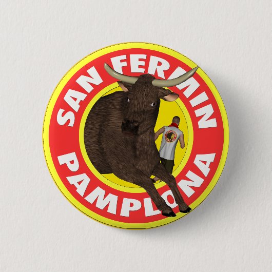 San Fermin de Pamplona Button (Vorderseite)