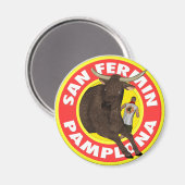 San Fermin de Pamplona Magnet (Vorderseite/Rückseite)