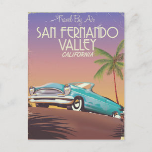 San Fernando Valley Kalifornien Vintage-Reiseposte Postkarte