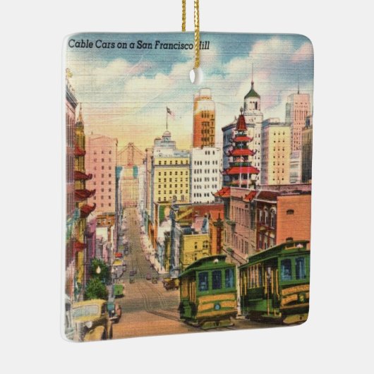 San Fran Cable Cars Keramikornament (Rechts)