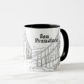 San Fran Golden Gate Bridge Wilhelm Tell Tasse (VorderseiteRechts)