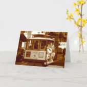 San fran Tram Karte (Gelbe Blume)