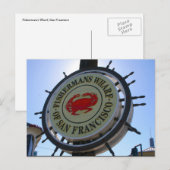 san fran wharf postkarte (Vorne/Hinten)