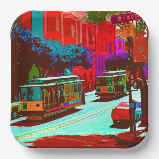 San Francisco 005 Pappteller (Vorderseite)