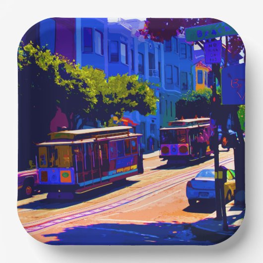 San Francisco 006 Pappteller (Vorderseite)