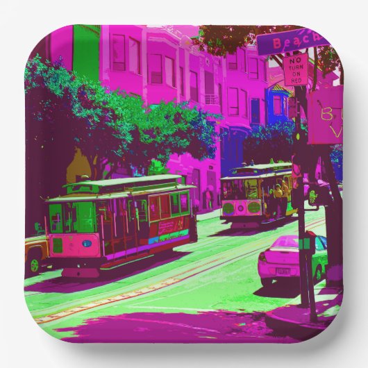 San Francisco 009 Pappteller (Vorderseite)