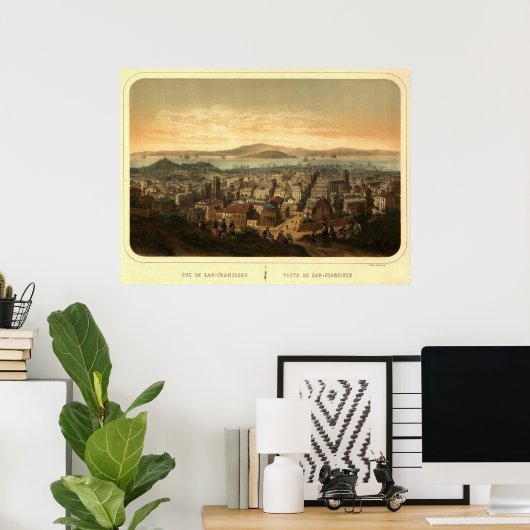 San Francisco, 1860 Poster (Heimbüro)