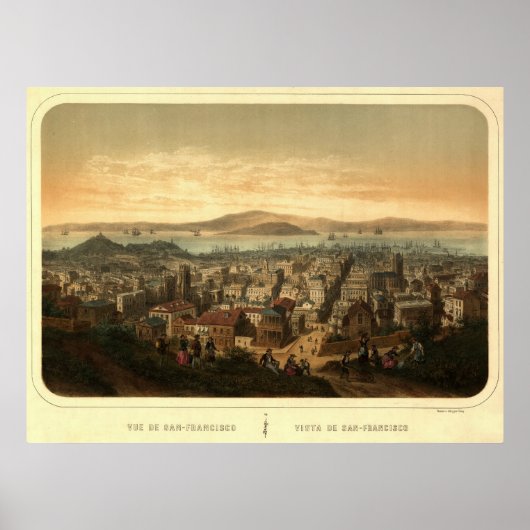 San Francisco, 1860 Poster (Vorne)