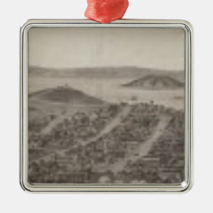 San Francisco, 1862 vom russischen Hügel Ornament Aus Metall