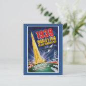 San Francisco 1939 Weltmesse Vintage Postkarte (Stehend Vorderseite)