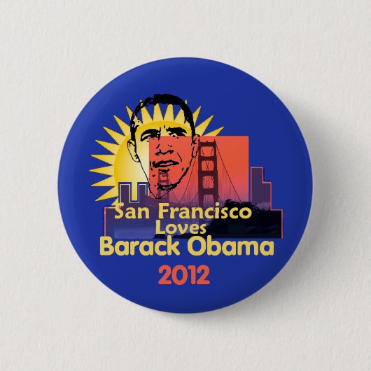 SAN FRANCISCO 2012 Knopf Button (Vorderseite)