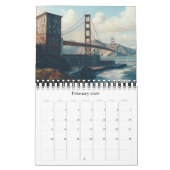 San Francisco 2025 Kalender - 12 Ikonische Szenen (Feb 2026)