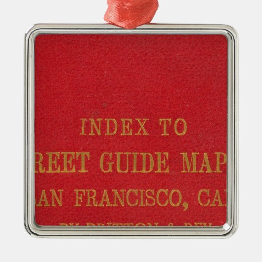 San Francisco 2 Ornament Aus Metall (Vorne)