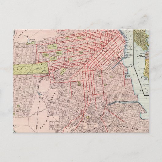 San Francisco 7 Postkarte (Vorderseite)